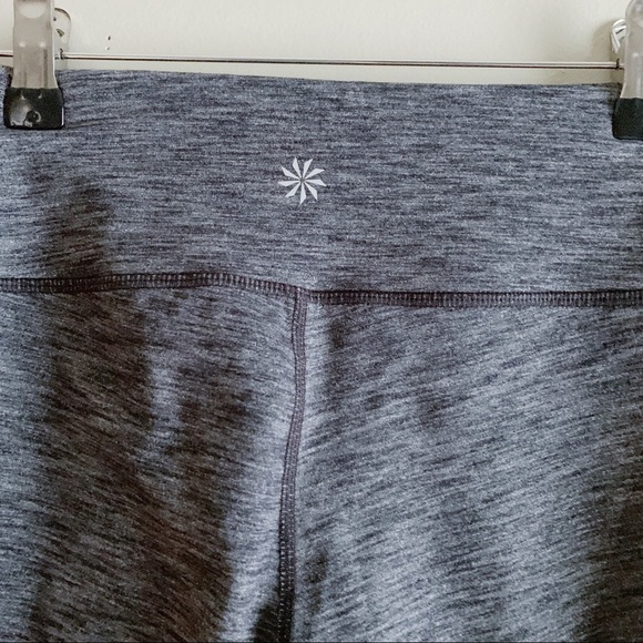 Athleta Elation Cropped Yoga Leggings in‎ Heather Grey, Workout Tights, Size XS - Picture 8 of 11
